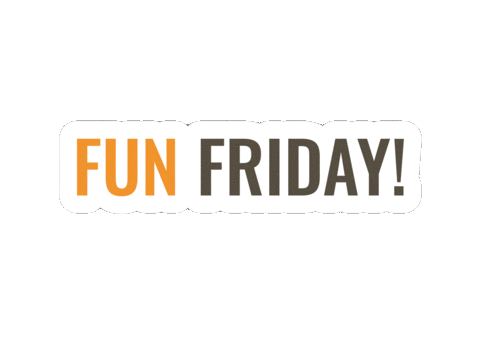 Friday Sticker by Mediainn