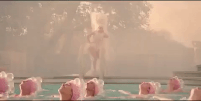 music video swimming GIF