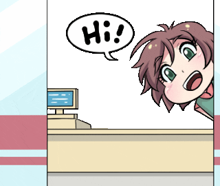 Maggie Hello Sticker by Jin