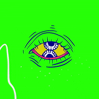 ImyGeorge animation halloween green weird GIF