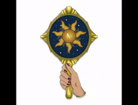 Thielmarine sun stars hand mirror GIF