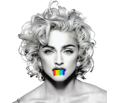 Pop Queen Rainbow Sticker by Suany