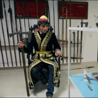 PROJECTUM power king boss throne GIF