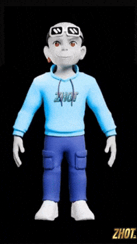 Walk Out Digital Art GIF by Zhot