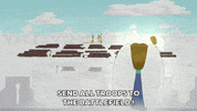 sky angels GIF by South Park 