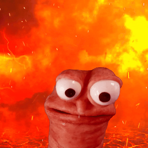 pfinney_ fire weird help scream GIF