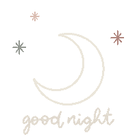 Glow Good Night Sticker by Glück ist...