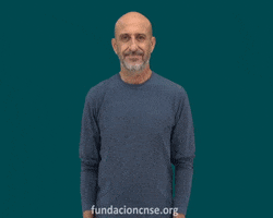 FCNSE abrazo dilse lse lengua de signos GIF