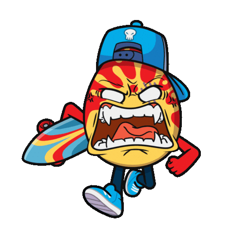 Toikido running run skate skateboard Sticker