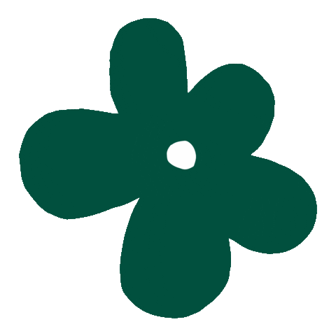 Birch Green Flower Sticker by helixsleep