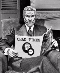 Crypto Reading GIF by Based Chad