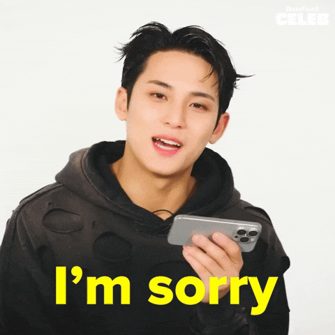 Sorry K Pop GIF by BuzzFeed