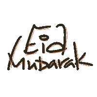 Eid Typo Sticker