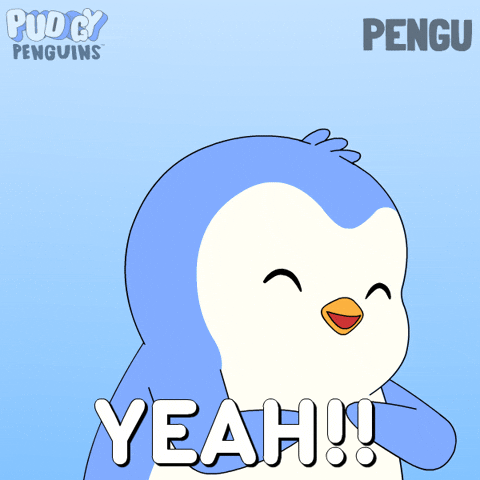 Lets Go Yes GIF by Pudgy Penguins