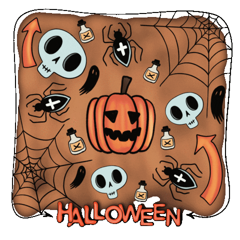 Trick Or Treat Halloween Sticker