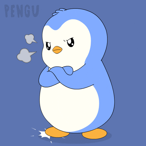 Angry Mood GIF by Pudgy Penguins
