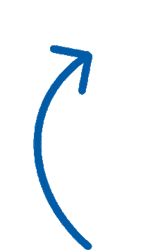 homes-com blue look arrow swipe Sticker