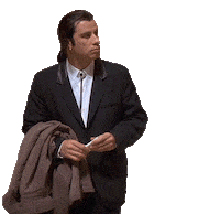 travolta Sticker