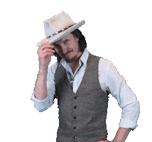 Gentleman Howdy Sticker by Country Road TV