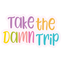 Julie Take The Trip Sticker by Sparkle Hustle Grow