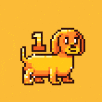 Number 1 Dog GIF by Abstract HotDogs