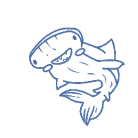 Shark Sticker by Life In Treetop