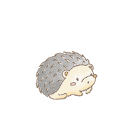 Hedgehog Sticker by Life In Treetop