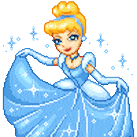 cinderella curtsy STICKER