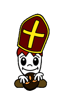 Happy St Nicholas Sticker by FrankenSein