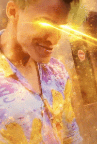 Green Hair Indian GIF