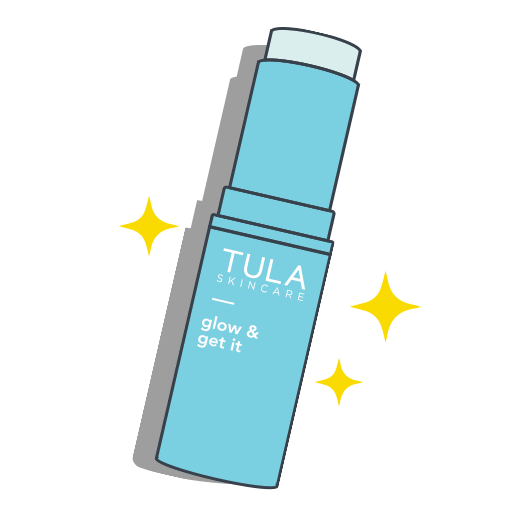 glow skin care Sticker by TULA