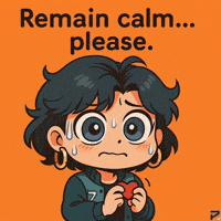 Nervous Keep Cool GIF by Persona