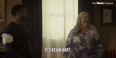 Kevin Hart GIF by The Roku Channel