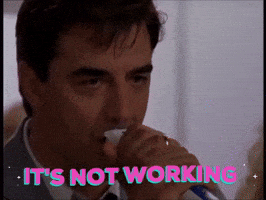 hbo uh oh miranda break up newspaper GIF