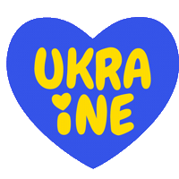 Heart Ukraine Sticker by Easil