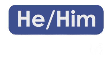 Trans Pronouns Sticker by M-Care Healthcare