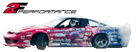 Burnout Drifting Sticker by 2F Performance