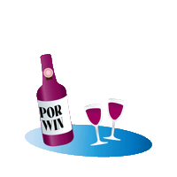Wine Port Sticker by LOAVIES
