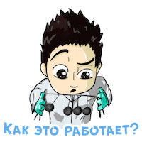 Chibi Experiments Sticker by Mendelevium