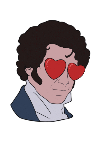 In Love Darcy Sticker