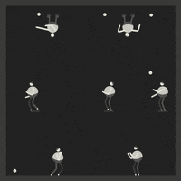 Throwing Black And White GIF by Pär Söderlund