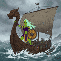 Dragon Viking GIF by World Of Women