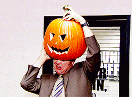 Dwight Schrute Pumpkin GIF