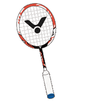 Badminton Racket Sticker by VICTOR