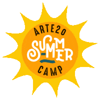 Arte2o summer camp arte2o Sticker