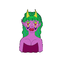 Sad Art Sticker