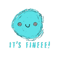 Tired Its Fine Sticker