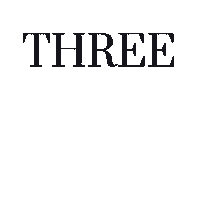 Logo Sticker by THREE OF A KIND