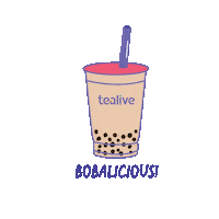 Bubble Tea Boba Sticker by Tealive Asia