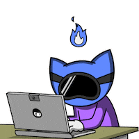 Hacker Hacking Sticker by Pizza Ninjas